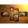 Framed Modern Blossom Flower Oil Painting